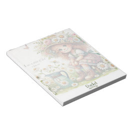 Personlig Child of God daisy Girl Anteckningsblock