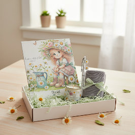 Personlig Child of God daisy Girl Anteckningsblock