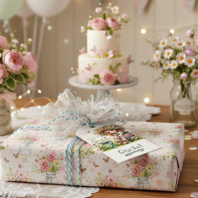 Personlig Child of God daisy Girl Presentetikett (Skapare uppladdad)