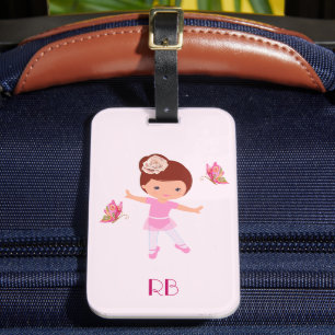 Personlig Children Girl Bagagebricka