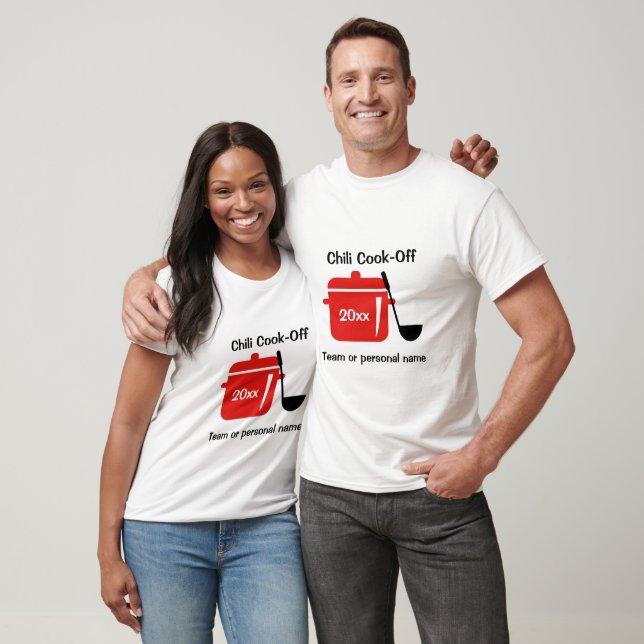 Personlig Chili Cook-Off T Shirt (Unisex)