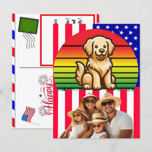 Personlig Chill The Fourth Out Rolig Hund Ägare Helg Vykort