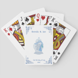 Personlig Chinoiserie Ginger Burk Burk tassel Casinokort
