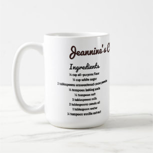 Personlig Chocolate Cake Recipe Mugg