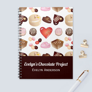 Personlig Chocolate Candy Anteckningsbok