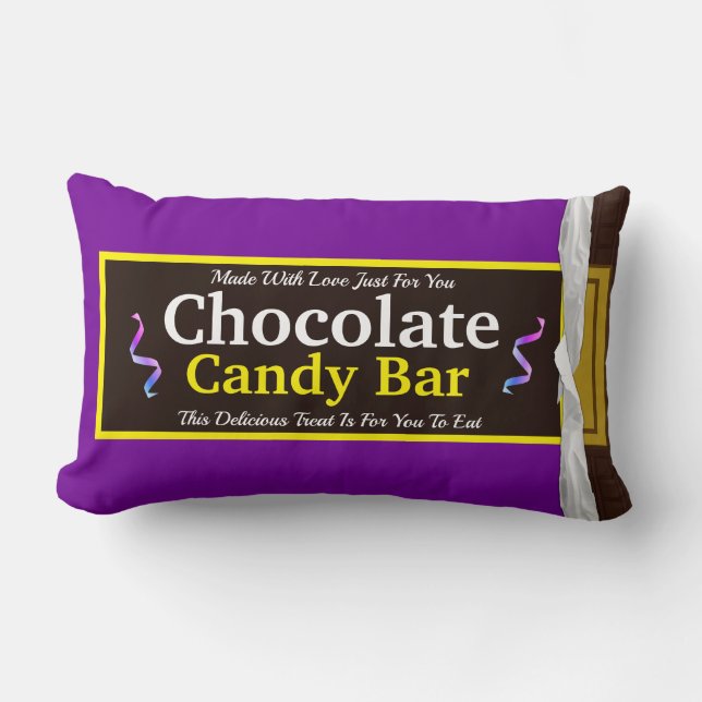 Personlig Chocolate Candy Pub Lumbarkudde (Framsida)