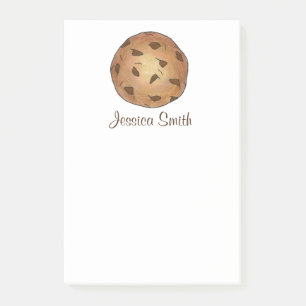 Personlig Chocolate Chip Cookie Post IT Notes Post-it Block