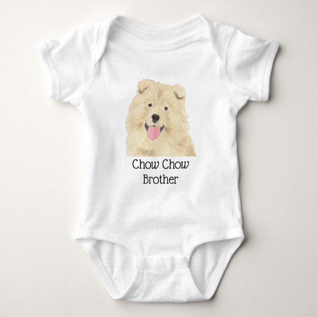 Personlig Chow Chow Hund T Shirt (Framsida)