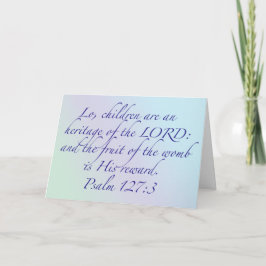 Personlig Christian Birth Notice Meddelande