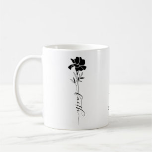 Personlig Christian Faith Blommigt Kaffemugg