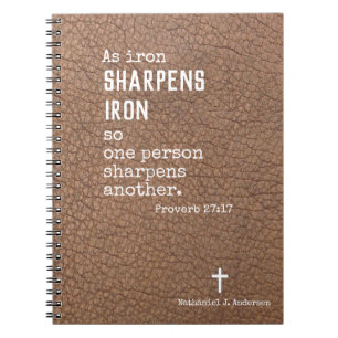 Personlig Christian Gifts för manar - Proverbs In Anteckningsbok