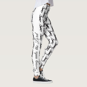 Personlig CHRISTIAN GOLFER svänger till Herren Leggings