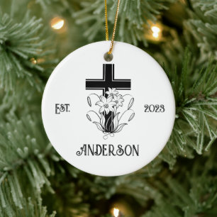 Personlig Christian Kor-jul, Helgdag Julgransprydnad Keramik