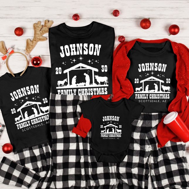 Personlig Christian Ntivity-jul T Shirt (Skapare uppladdad)