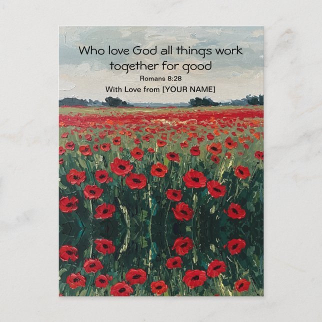 Personlig Christian Postcard Vykort (Framsida)
