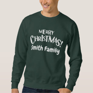 Personlig christmas lång ärmad tröja