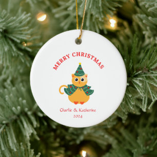 Personlig christmas ornament anpassningsbar christ
