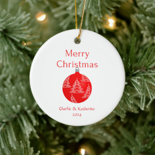 Personlig christmas ornament anpassningsbar christ