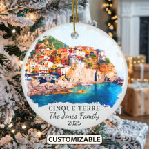 Personlig Cinque Terre, Italien Gift