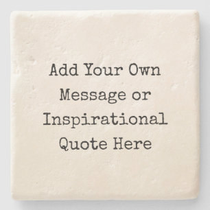 Personlig citerar DIY Inspirational Motivational Stenunderlägg