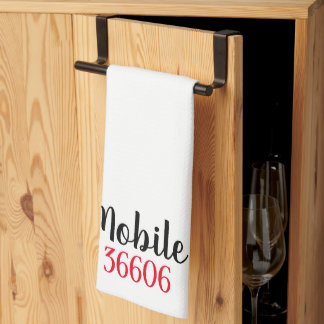 Personlig City and Zip Kitchen Towel Kökshandduk