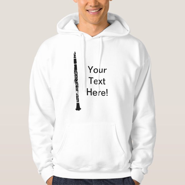 Personlig Clarinet Hoodie (Framsida)