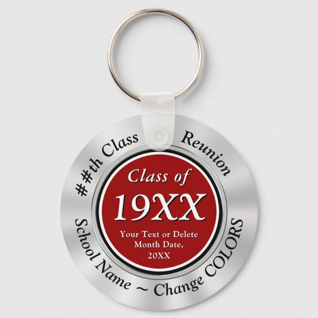 Personlig Class of 1959 Class Reunion Keychains Nyckelring (Framsida)