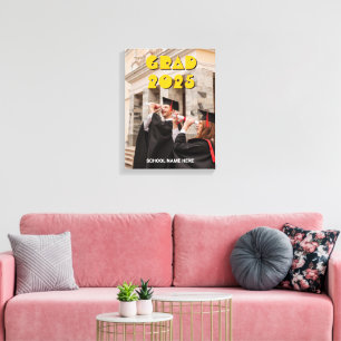Personlig Class of 2025 Studenten Photo Canvas