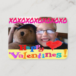 Personlig Class Valentines day Anteckningskort