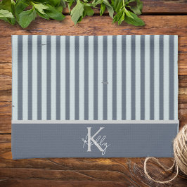 Personlig Classic Blues Stripe Kitchen Towels Kökshandduk