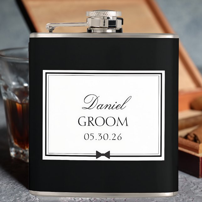 Personlig Classic Bröllop Simple Bowtie Groom Fickplunta (Skapare uppladdad)