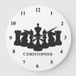 Personlig Classic Chess Delarare Kung Stor Klocka