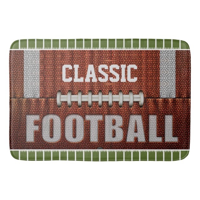 Personlig Classic Football Bath Mat Badrumsmatta (Framsidan)