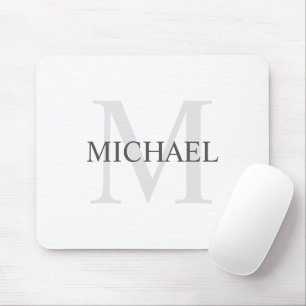 Personlig Classic Monogram och Namn Musmatta