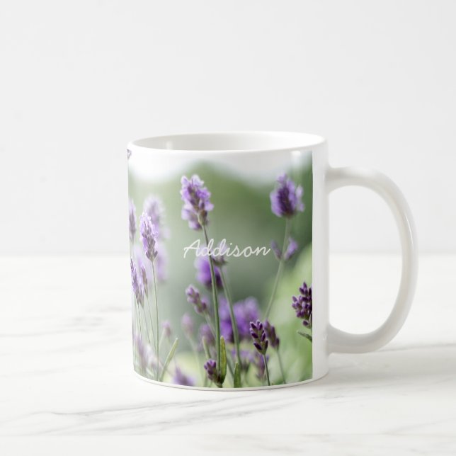 Personlig Classic Mugg med lavender (Höger)