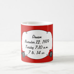 Personlig Classic Pojke Stat Gifts Kaffemugg