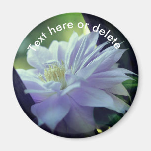 Personlig Clematisblomma i Bo Magnet