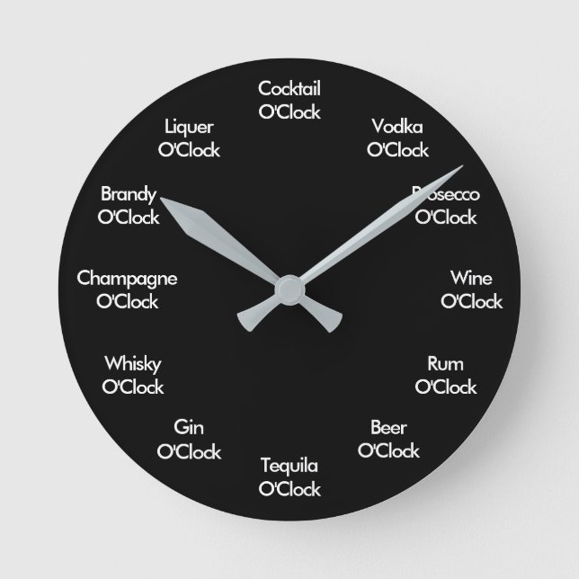 Personlig Clock Pub Clock Rund Klocka (Framsida)