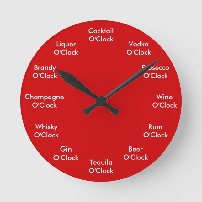 Personlig Clock Pub Clock Rund Klocka (Framsida)