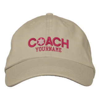 Personlig Coach Snöflinga Rosa Broderad Keps
