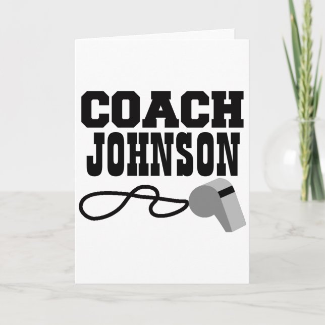 Personlig Coach Visselpipa T Shirt  Kort (Framsida)