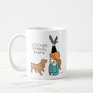 Personlig Cocker Spanska Mamman Kaffe Mugg