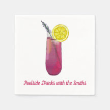Personlig Cocktail Napkins
