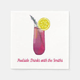 Personlig Cocktail Napkins Pappersservett