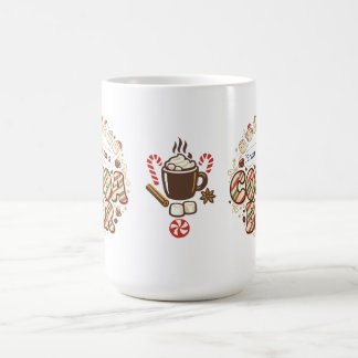 Personlig Cocoa Bar-mugg | Anpassat namn Varm chok Kaffemugg