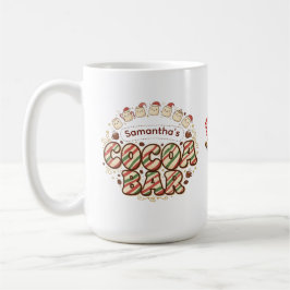 Personlig Cocoa Bar-mugg | Anpassat namn Varm chok Kaffemugg