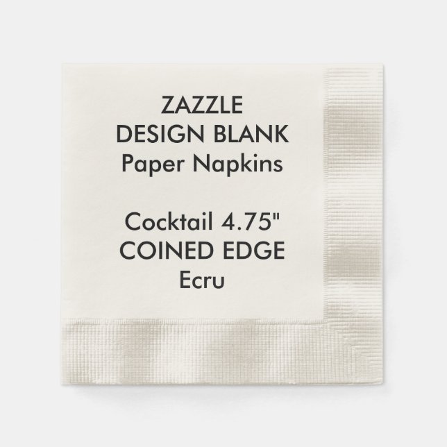Personlig Coded Kant Cocktail Papper Napkins Pappersservett (Framsidan)
