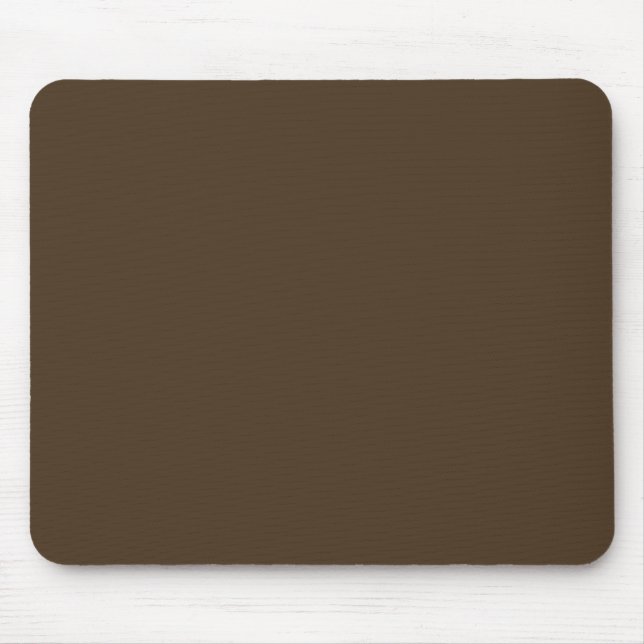 Personlig Coffee Brown Färgad Musmatta (Framsidan)