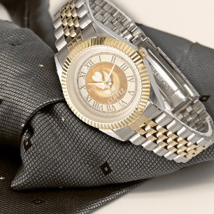 Personlig Coffee Cappuccino Vintage Armbandsur