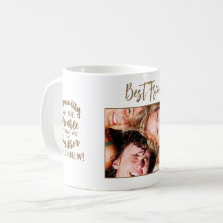 Personlig Coffee Mugg, med fina foto-vänner Kaffemugg